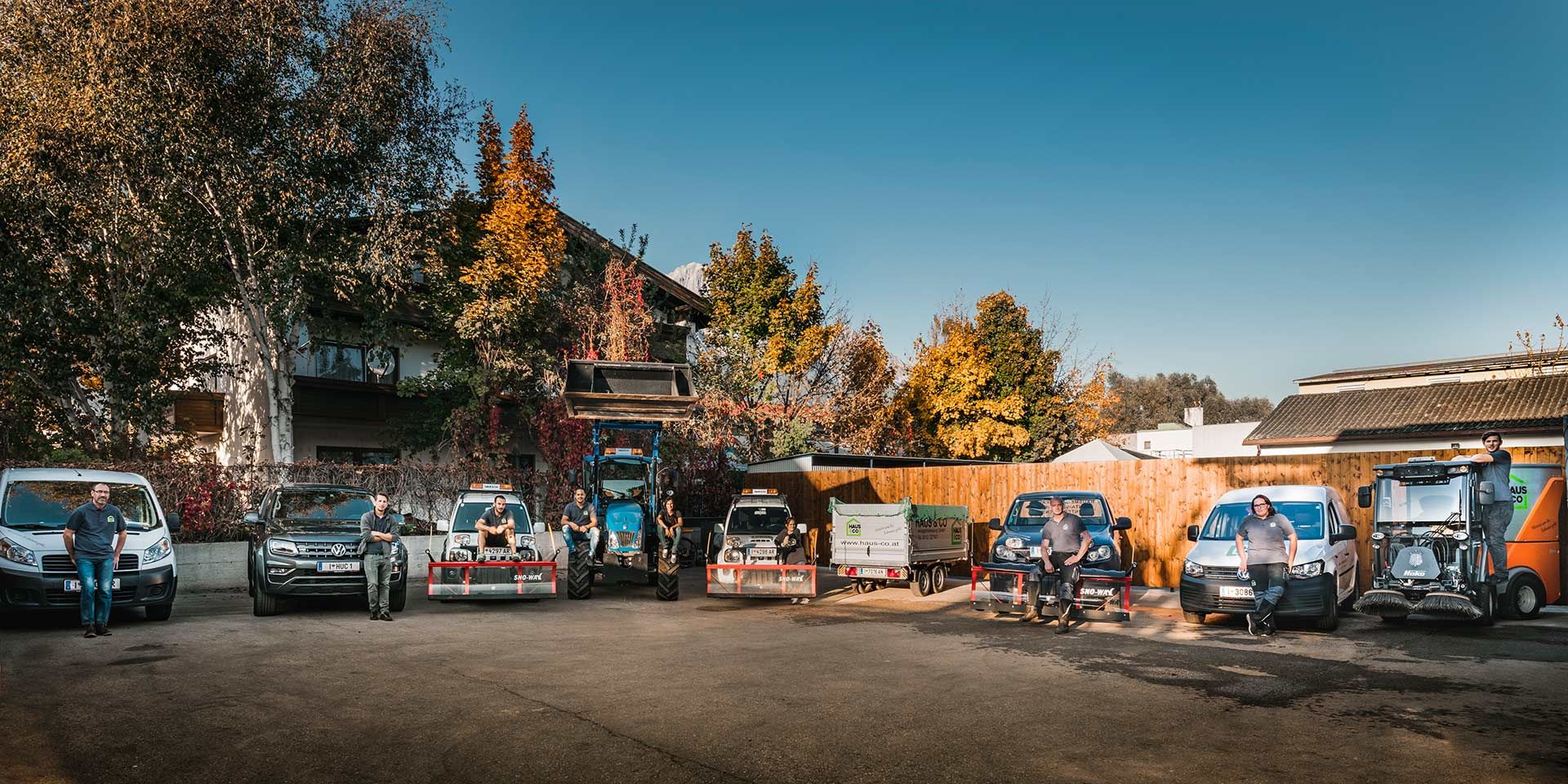 Fuhrpark und Mitarbeiter