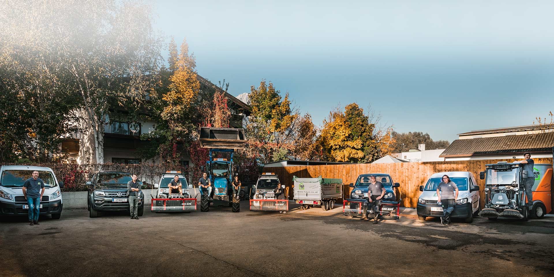 Fuhrpark und Mitarbeiter